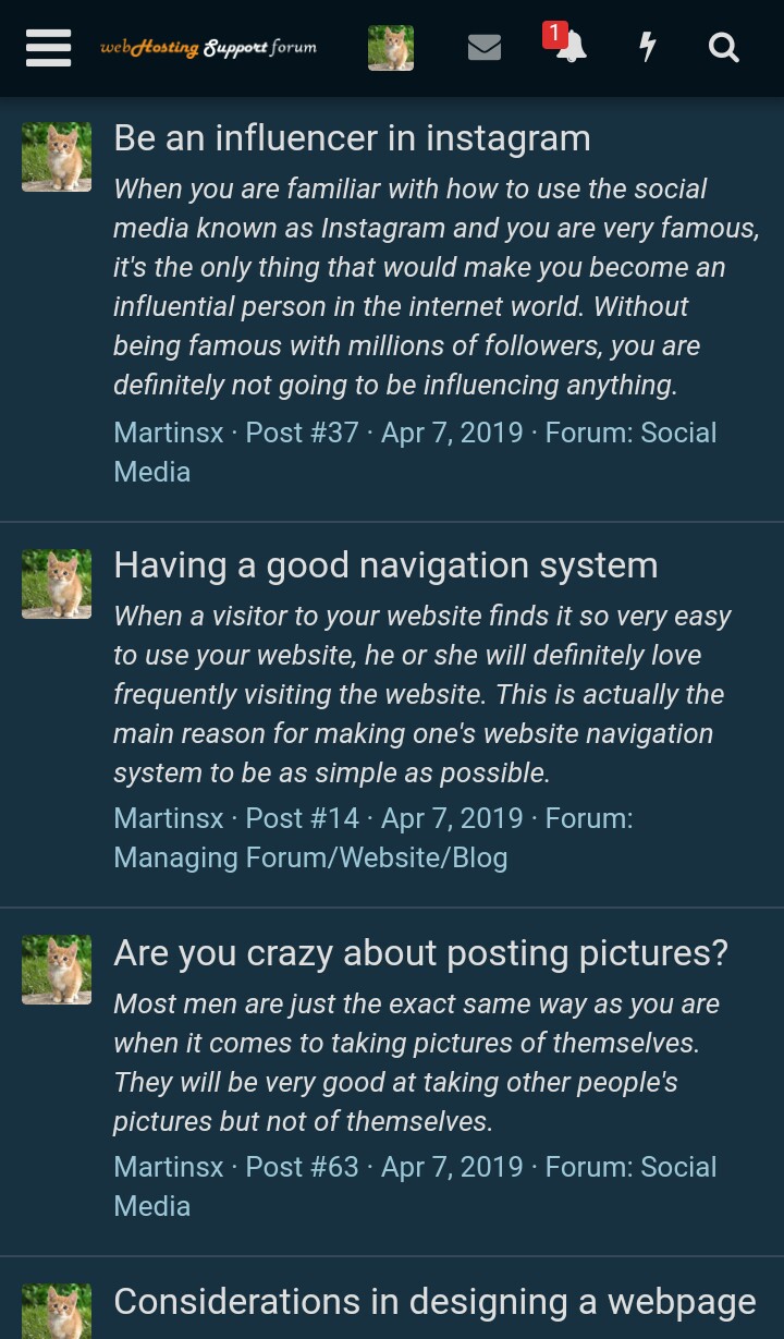 Offering the services to create high quality forum po...
