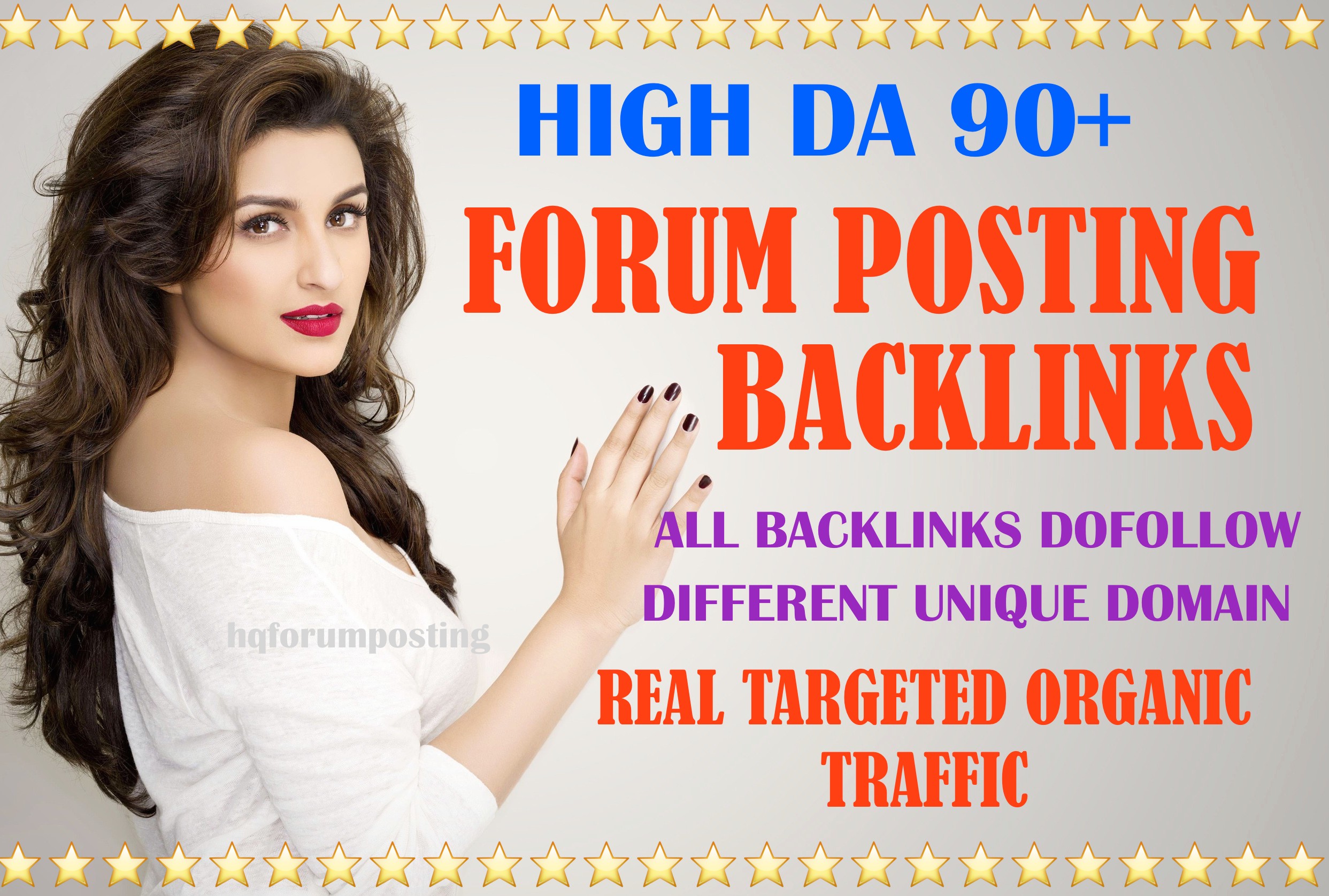 I will do high authority 150 unique domain forum post...