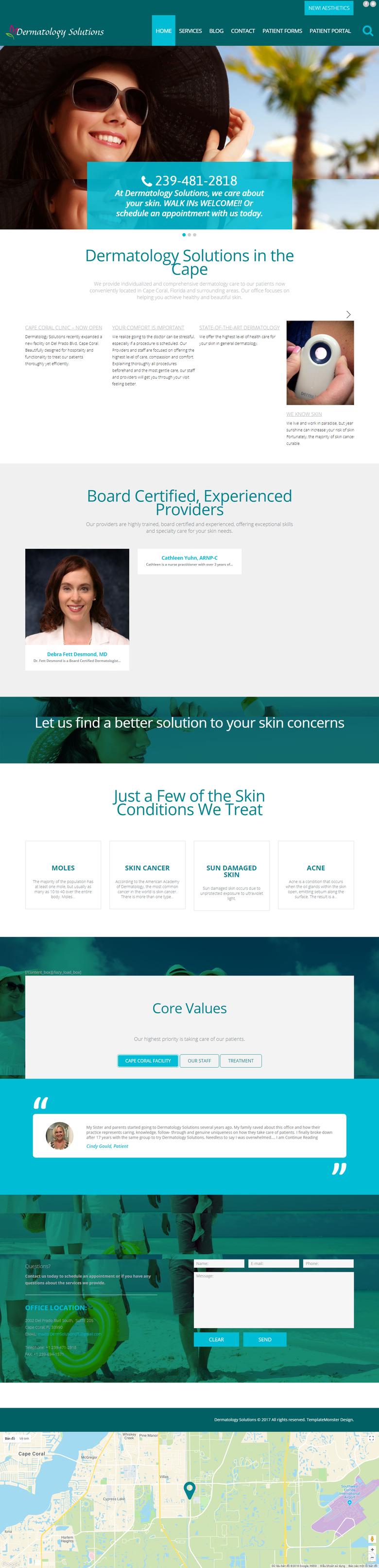create a beautiful website for your business