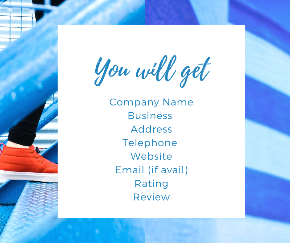 I will web scraping data google map business leads wi...