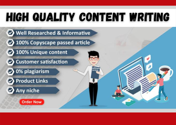 I will research and write unique articles or blog pos...