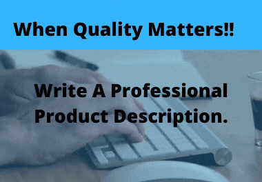 250 Words Professional Product description With Eye catchy Title