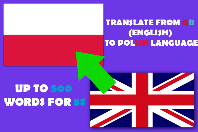 Translation from ENGLISH to POLISH