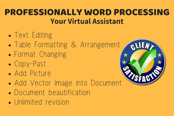 Edit or format word document or Excel & give Professi...