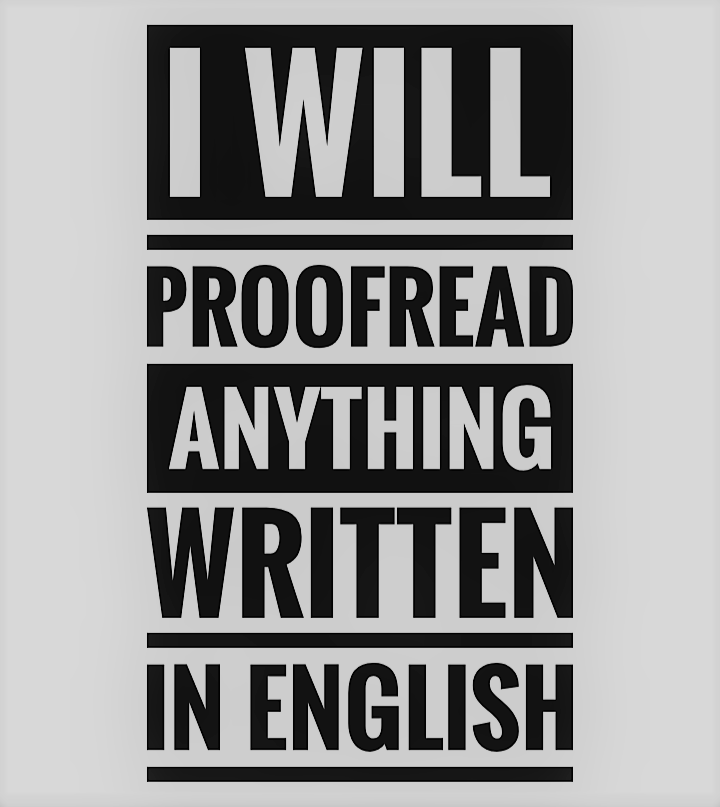 I will be your editor, copy editor, and do proofreading
