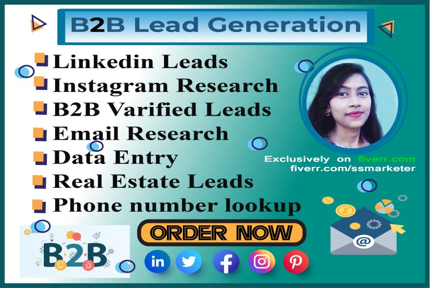 I will do data entry, lead generation, and instagram research