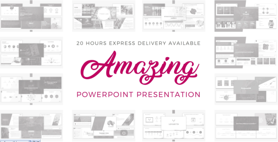 I will design an amazing business powerpoint presentation