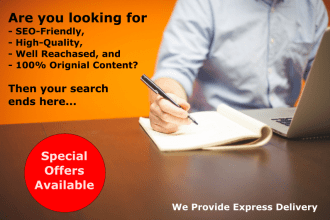 I Will create High Quality Content Writing about 200-250 Words any niche