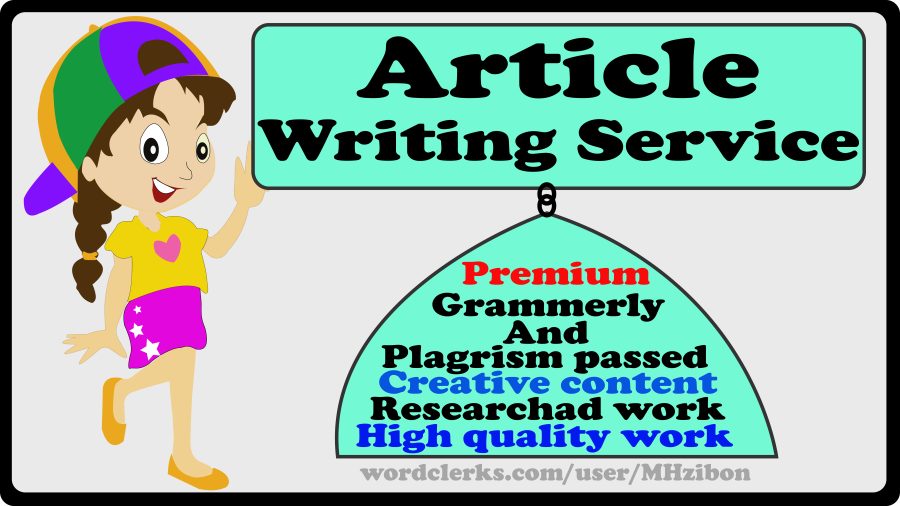 I Will Write A High Quality SEO Article or Blog Post