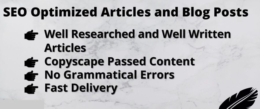 I will write 500 words SEO article 