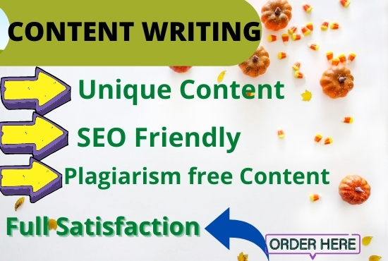 I will Write 1500 words Impressive Contents for You