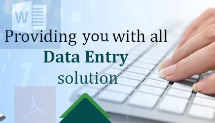 Do any kind of data entry work 
