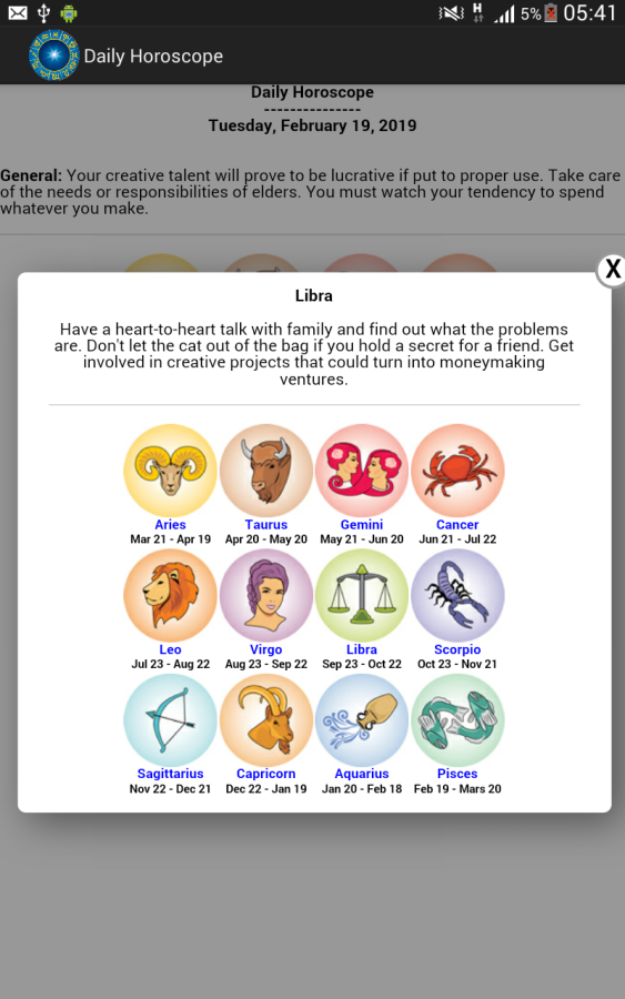 Daily Horoscope on Your Website