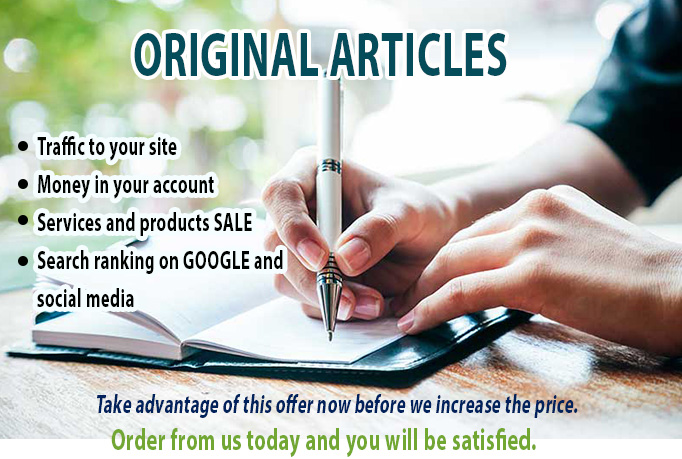 Get 2 original 500 Word Articles in less than 48 hours