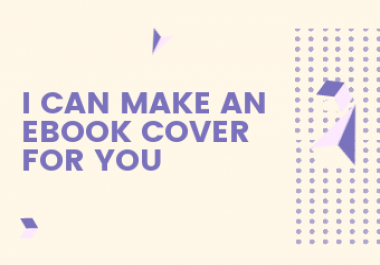 I can make an ebook cover for you