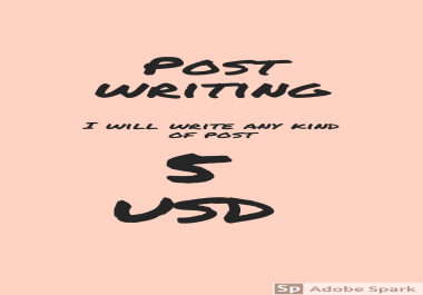 I will write Any kind of 5 Articles for 5 usd