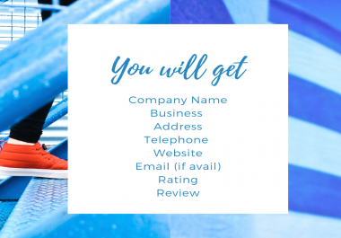 I will web scraping data google map business leads with emails