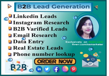 I will do data entry,  lead generation,  and instagram research