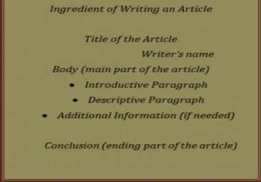 I will write articles of limit you call