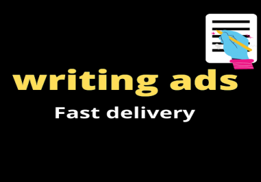I will write your ads or content by pro writer