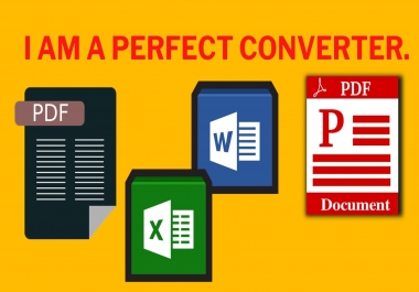 I will format, design,  word, excel and pdf for you