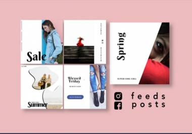 I will design awesome instagram and facebook promotional post