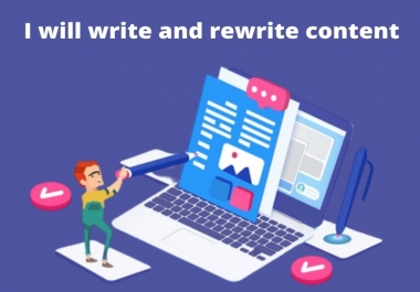I will write High Quality SEO friendly 600 unique words
