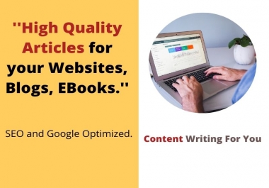 Write any type of unique content of 800-1200 words for your website,  blog,  etc.