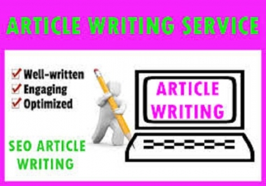 write 1500 words SEO articles on any niche