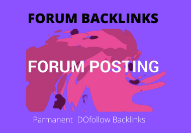 I will do 30 high quality forum post