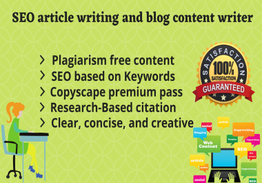 I will be your Write any type of unique content of 500-800 words for your website,  blog,  etc