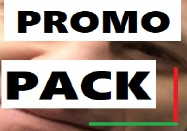 Promotion Bundle 1 Website Ads,  Links & Social Shares