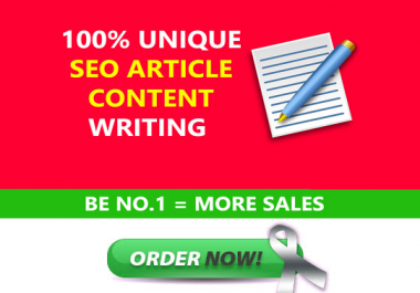 High Quality Content Writing about 200-250 Words